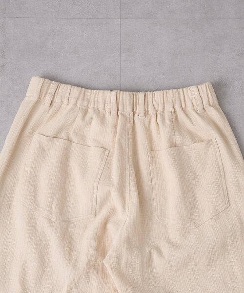 CIAOPANIC TYPY(チャオパニックティピー)の「【ユニセックス】コットンリネンブッチャーパンツ(その他パンツ・メンズ・チャコールグレー/ホワイト系その他/カーキ・LARGE/MEDIUM)」の9枚目の写真