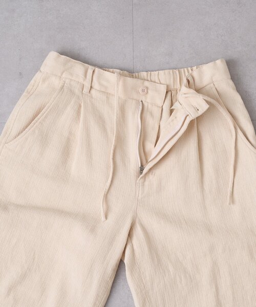 CIAOPANIC TYPY(チャオパニックティピー)の「【ユニセックス】コットンリネンブッチャーパンツ(その他パンツ・メンズ・チャコールグレー/ホワイト系その他/カーキ・LARGE/MEDIUM)」の7枚目の写真