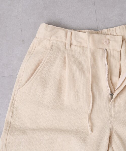 CIAOPANIC TYPY(チャオパニックティピー)の「【ユニセックス】コットンリネンブッチャーパンツ(その他パンツ・メンズ・チャコールグレー/ホワイト系その他/カーキ・LARGE/MEDIUM)」の6枚目の写真