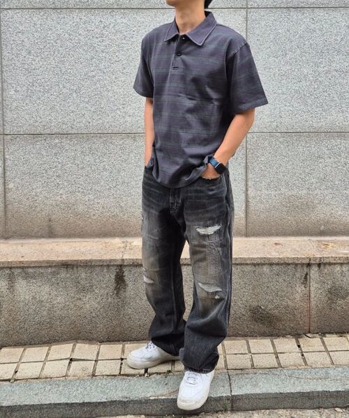 ENDOOR(エンドア)の「Archive repair denim pants (black)(デニムパンツ・メンズ・その他・1/2/3)」の15枚目の写真