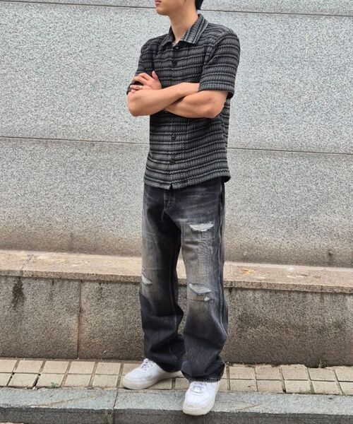 ENDOOR(エンドア)の「Archive repair denim pants (black)(デニムパンツ・メンズ・その他・1/2/3)」の18枚目の写真