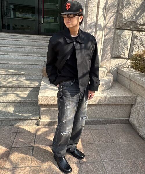 ENDOOR(エンドア)の「Archive repair denim pants (black)(デニムパンツ・メンズ・その他・1/2/3)」の8枚目の写真