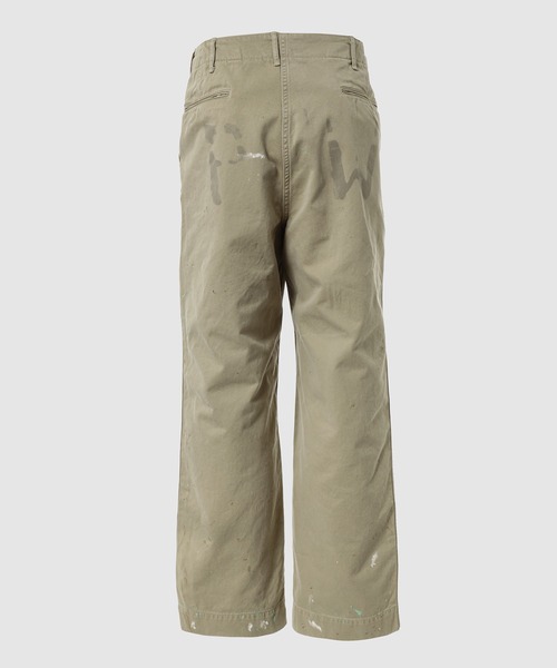 BOW WOW(バウワウ)の「PW 41 KHAKI TROUSERS AGED(チノパンツ・メンズ・カーキ・XXXL/L)」の2枚目の写真