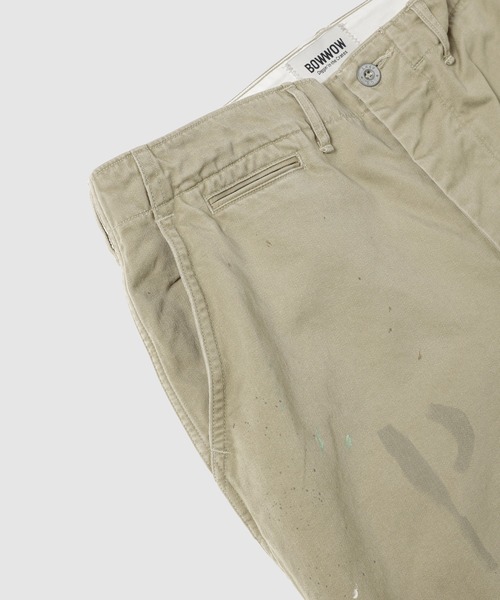 BOW WOW(バウワウ)の「PW 41 KHAKI TROUSERS AGED(チノパンツ・メンズ・カーキ・XXXL/L)」の4枚目の写真