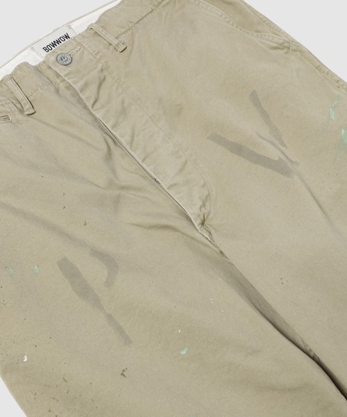 BOW WOW(バウワウ)の「PW 41 KHAKI TROUSERS AGED(チノパンツ・メンズ・カーキ・XXXL/L)」の5枚目の写真