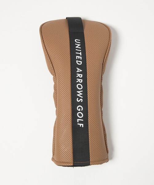 UNITED ARROWS GOLF(ユナイテッドアローズゴルフ)の「パンチング ドライバー ヘッドカバー(ゴルフグッズ・メンズ・ブラック/ブラウン系・FREE)」の2枚目の写真
