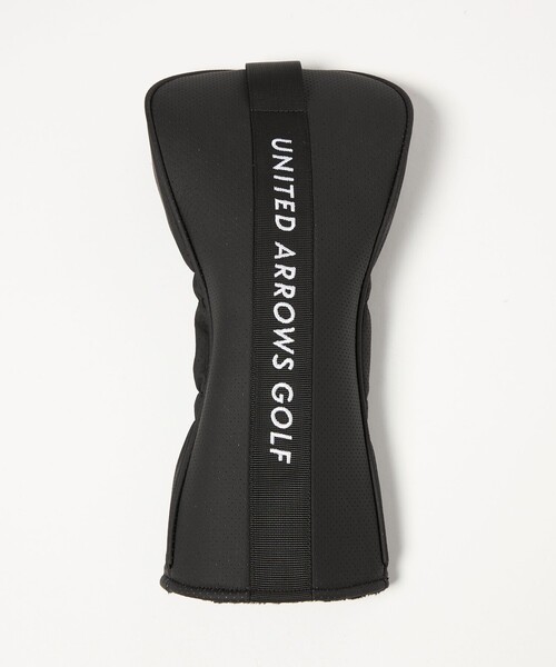 UNITED ARROWS GOLF(ユナイテッドアローズゴルフ)の「パンチング ドライバー ヘッドカバー(ゴルフグッズ・メンズ・ブラック/ブラウン系・FREE)」の1枚目の写真