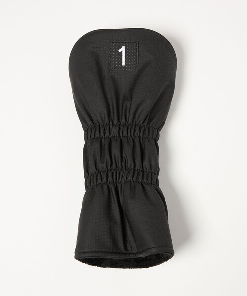 UNITED ARROWS GOLF(ユナイテッドアローズゴルフ)の「パンチング ドライバー ヘッドカバー(ゴルフグッズ・メンズ・ブラック/ブラウン系・FREE)」の3枚目の写真