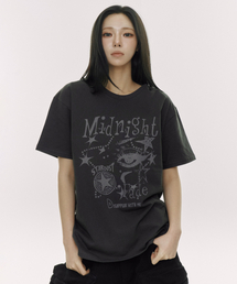 ミッドナイトフェード 半袖Tシャツ (チャコール)