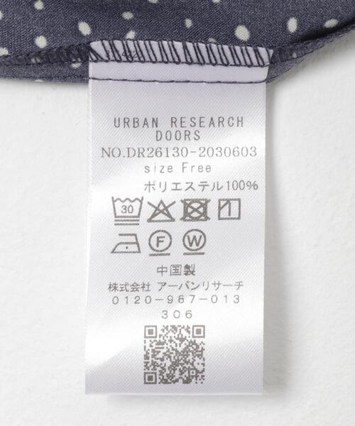URBAN RESEARCH DOORS(アーバンリサーチドアーズ)の「ドットギャザーブラウス | オフィスカジュアル/通勤/お仕事/セレモニー/オケージョン(シャツ/ブラウス・レディース・ネイビー/ブラック・FREE)」の22枚目の写真