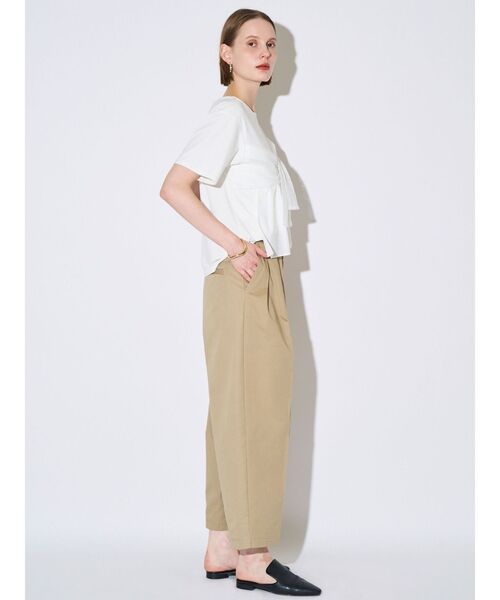 ELENDEEK（エレンディーク）の「ドッキングビスチェカットソー（Tシャツ/カットソー・レディース・ブラック/オフホワイト/グレー・FREE）」の10枚目の写真