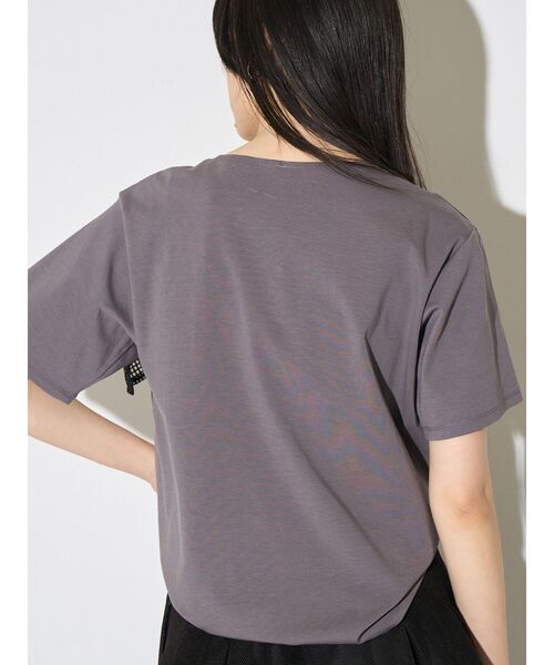 ELENDEEK（エレンディーク）の「ドッキングビスチェカットソー（Tシャツ/カットソー・レディース・ブラック/オフホワイト/グレー・FREE）」の21枚目の写真