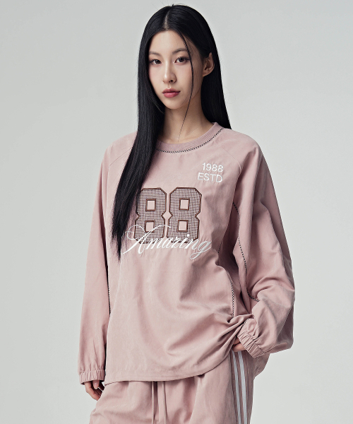 AVANDRESS(アバンドレス )の「88アメイジングスプリングスエードスウェット_3カラー(スウェット・レディース・PINK/ブラウン/ブラック・FREE)」の4枚目の写真