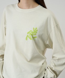 RUNNING MAN L/S TEE PIGMENT DYED / ランニングマンロングスリーブTシャツ ピグメントダイ Gramicci グラミチ