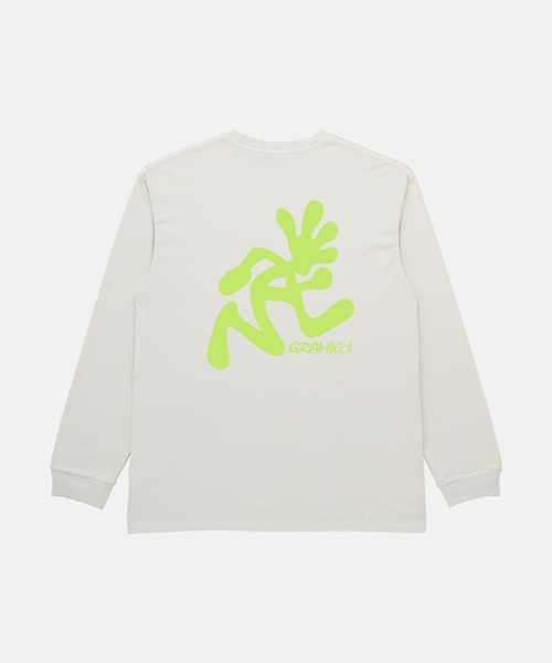 Gramicci(グラミチ)の「RUNNING MAN L/S TEE PIGMENT DYED / ランニングマンロングスリーブTシャツ ピグメントダイ Gramicci グラミチ(Tシャツ/カットソー・メンズ・イエロー/レッド/ナチュラル・S/M/L/XL/XXL)」の11枚目の写真