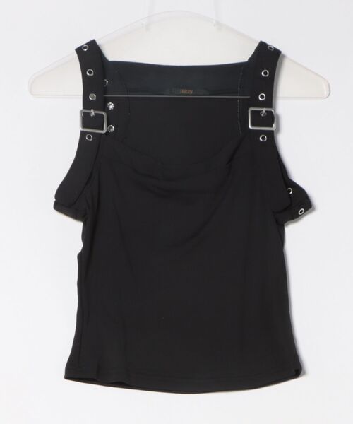 Ritzy（リッツィー）の「ベルトショルダー・タンクトップ（タンクトップ・レディース・ブラック/ピンク/ホワイト・LARGE/MEDIUM）」の10枚目の写真
