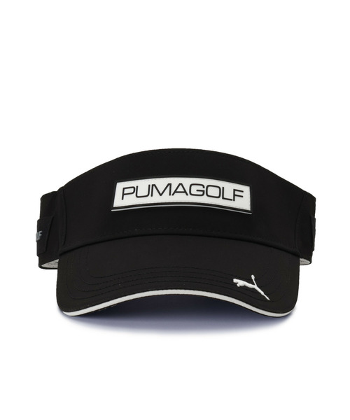 PUMA（プーマ）の「PUMA プーマ メンズ ゴルフ ボックスロゴ ツアー バイザー BOX LOGO TOUR VISOR（サンバイザー・メンズ・ブラック/ネイビー/ホワイト・フリー）」の5枚目の写真