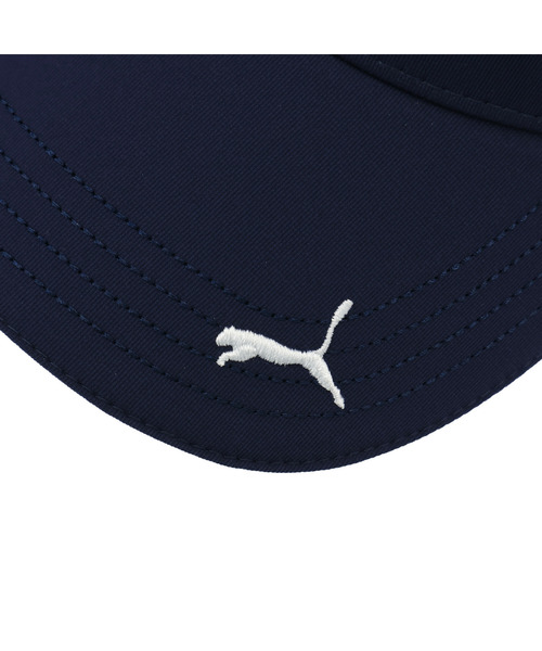 PUMA（プーマ）の「PUMA プーマ メンズ ゴルフ ボックスロゴ ツアー バイザー BOX LOGO TOUR VISOR（サンバイザー・メンズ・ブラック/ネイビー/ホワイト・フリー）」の10枚目の写真