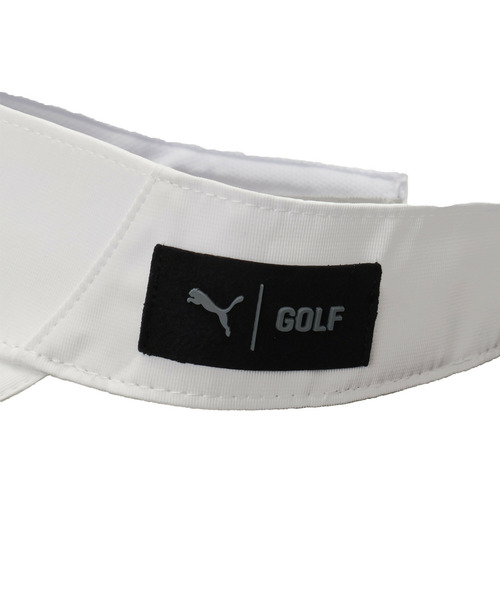PUMA（プーマ）の「PUMA プーマ メンズ ゴルフ ボックスロゴ ツアー バイザー BOX LOGO TOUR VISOR（サンバイザー・メンズ・ブラック/ネイビー/ホワイト・フリー）」の15枚目の写真