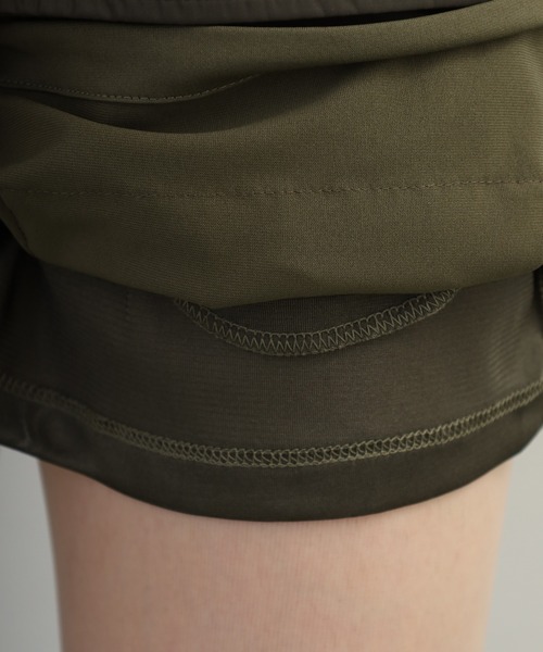 CECIL McBEE（セシルマクビー）の「Outdoor Pocket Short Pants アウトドア ポケット ショートパンツ（その他パンツ・レディース・ブラック/カーキ・L/M/S）」の3枚目の写真