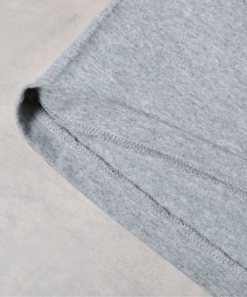 &soiree(アンドソワレ)の「&soiree ロゴ刺繍リンガーTシャツ(Tシャツ/カットソー・レディース・グレー系その他/ブラック系その他/ホワイト系その他・FREE)」の12枚目の写真