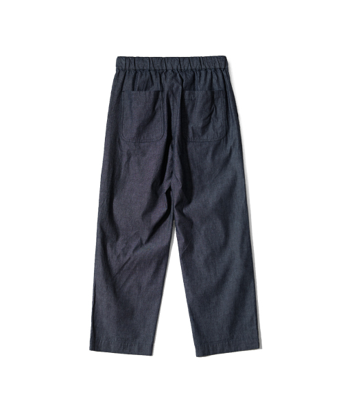 HORLISUN（ホーリーサン）の「Cove Chambray Drape Loose Pants Dark Navy（その他パンツ・メンズ・その他・SMALL/MEDIUM/LARGE）」の3枚目の写真