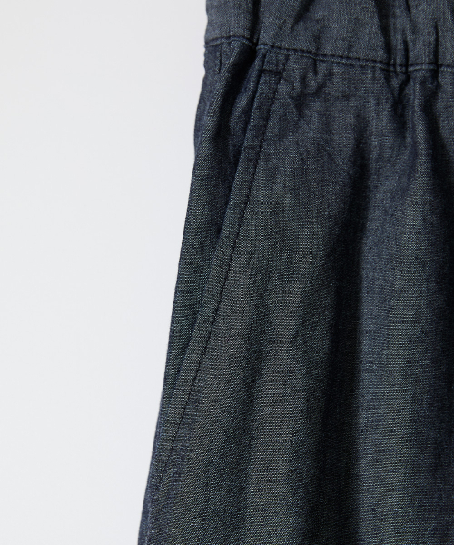 HORLISUN（ホーリーサン）の「Cove Chambray Drape Loose Pants Dark Navy（その他パンツ・メンズ・その他・SMALL/MEDIUM/LARGE）」の9枚目の写真