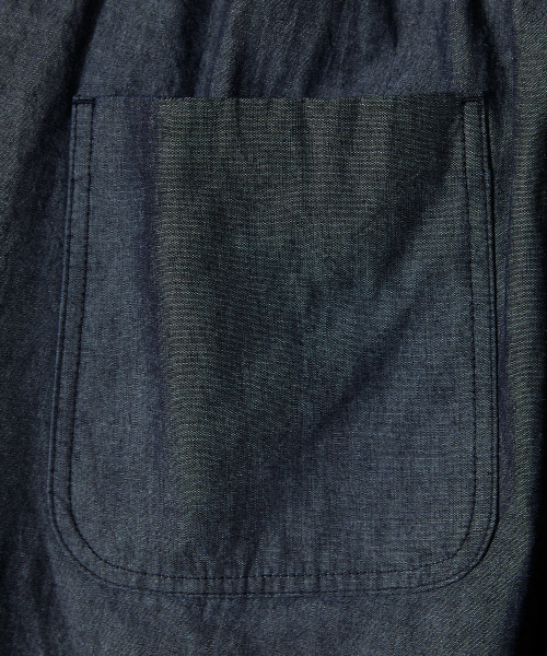 HORLISUN（ホーリーサン）の「Cove Chambray Drape Loose Pants Dark Navy（その他パンツ・メンズ・その他・SMALL/MEDIUM/LARGE）」の8枚目の写真