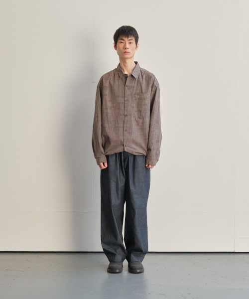 HORLISUN（ホーリーサン）の「Cove Chambray Drape Loose Pants Dark Navy（その他パンツ・メンズ・その他・SMALL/MEDIUM/LARGE）」の7枚目の写真