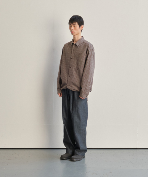 HORLISUN（ホーリーサン）の「Cove Chambray Drape Loose Pants Dark Navy（その他パンツ・メンズ・その他・SMALL/MEDIUM/LARGE）」の6枚目の写真