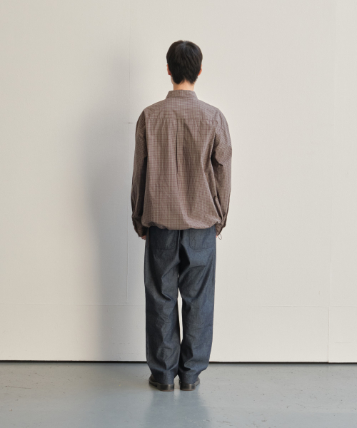HORLISUN（ホーリーサン）の「Cove Chambray Drape Loose Pants Dark Navy（その他パンツ・メンズ・その他・SMALL/MEDIUM/LARGE）」の5枚目の写真