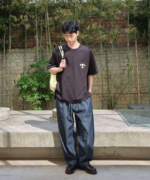 HORLISUN（ホーリーサン）の「Cove Chambray Drape Loose Pants Dark Navy（その他パンツ・メンズ・その他・SMALL/MEDIUM/LARGE）」の10枚目の写真