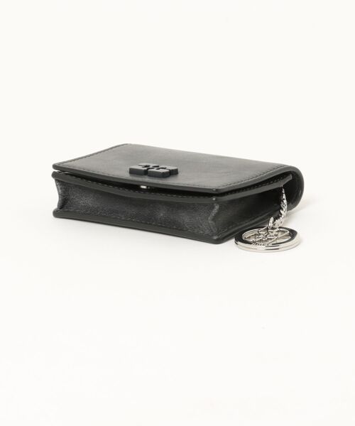 GANNI（ガニー）の「Ganni Bou Card Holder With Fla A7044（ストール/ショール・レディース・ブラック・ONE SIZE）」の3枚目の写真