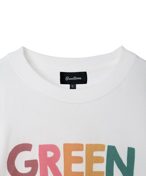 GREENROOM（グリーンルーム）の「【GREENROOM / グリーンルーム】COLORTEXT L/S TEE（Tシャツ/カットソー・メンズ・ホワイト/アッシュ・MEDIUM/LARGE/X-LARGE）」の8枚目の写真
