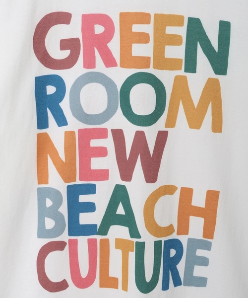 GREENROOM（グリーンルーム）の「【GREENROOM / グリーンルーム】COLORTEXT L/S TEE（Tシャツ/カットソー・メンズ・ホワイト/アッシュ・MEDIUM/LARGE/X-LARGE）」の7枚目の写真