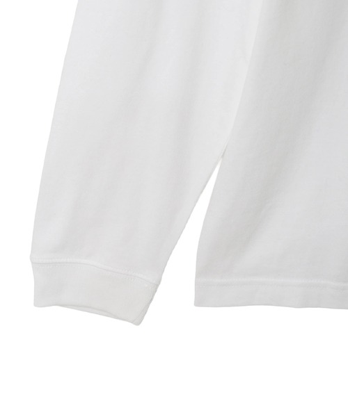 GREENROOM（グリーンルーム）の「【GREENROOM / グリーンルーム】COLORTEXT L/S TEE（Tシャツ/カットソー・メンズ・ホワイト/アッシュ・MEDIUM/LARGE/X-LARGE）」の5枚目の写真