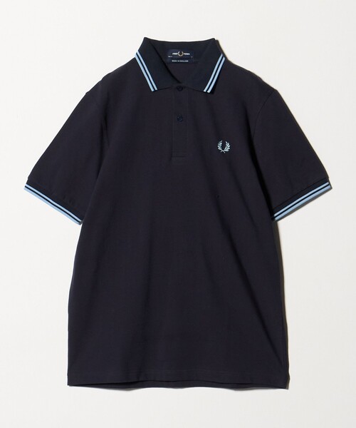 FRED PERRY（フレッドペリー）の「＜FRED PERRY＞ツインティップ シャツ（Tシャツ/カットソー・メンズ・ブラック/ネイビー・42/40/38）」の2枚目の写真