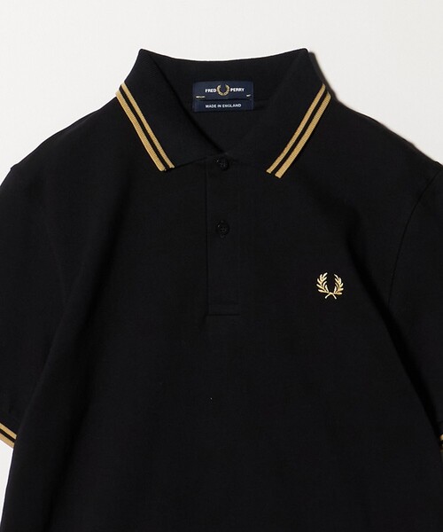 FRED PERRY（フレッドペリー）の「＜FRED PERRY＞ツインティップ シャツ（Tシャツ/カットソー・メンズ・ブラック/ネイビー・42/40/38）」の10枚目の写真