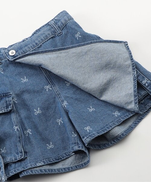 algy（アルジー）の「カーゴキュロット（その他パンツ・キッズ・ブルー/サックスブルー/ブラック・160/150/140/130）」の22枚目の写真