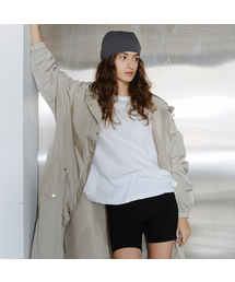 Nylon string hooded coat