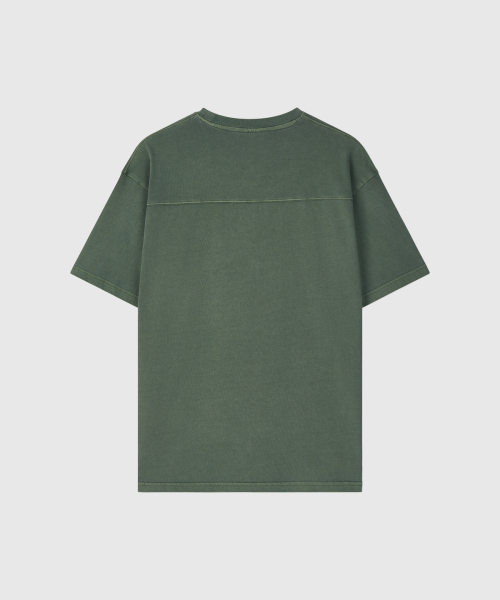FAKE CAMPER（フェイクキャンパー）の「ベーシックピグメント半袖Tシャツ[KHAKI]（Tシャツ/カットソー・メンズ・カーキ・XX-LARGE/X-LARGE/LARGE/MEDIUM/SMALL）」の4枚目の写真