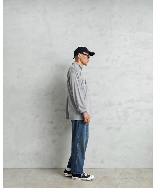 MILITARY(ミリタリー)の「リメイク 実物 新品 デッドストック 米軍 リメイク IPFU ARMY ロングスリーブTシャツ ジップネック(Tシャツ/カットソー・メンズ・グレー・SMALL/MEDIUM/LARGE/X-LARGE)」の5枚目の写真