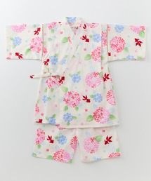 くろわっさんすべべ（クロワッサンスベベ）の「【くろわっさんすべべ】綿100％ 日本製生地 女児甚平（浴衣）」