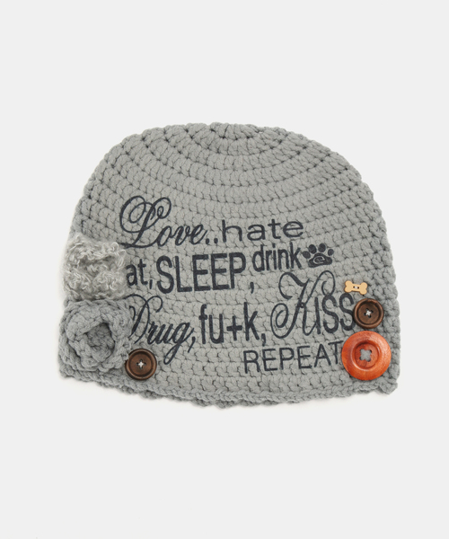 HOLECO/ホレコ】Tabi crocheted beanie（REPEAT）（ニットキャップ