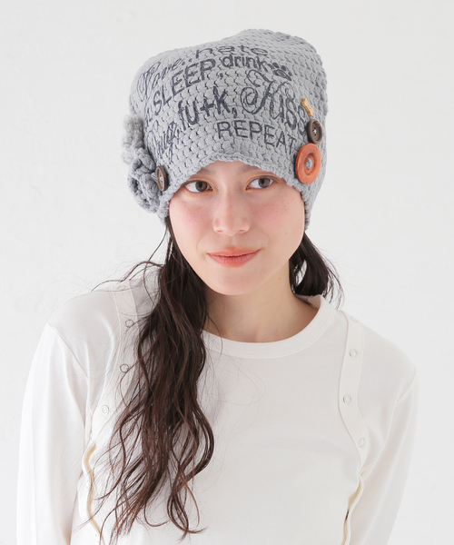 HOLECO/ホレコ】Tabi crocheted beanie（REPEAT）（ニットキャップ