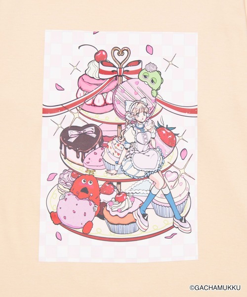 WEGO(ウィゴー)の「∴WEGO/ガチャピン・ムック×WEGOコラボイラストロンT(Tシャツ/カットソー・メンズ・その他3/その他4/その他5/その他2/その他1・FREE)」の8枚目の写真