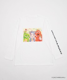 ∴WEGO/ガチャピン・ムック×WEGOコラボイラストロンT