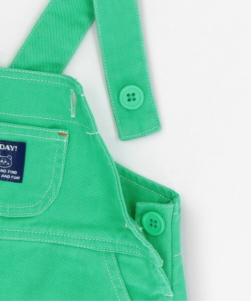 BREEZE（ブリーズ）の「Bpop カラフルベビーサロペット（その他ベビーウェア・キッズ・イエロー/グリーン/レッド・70/80）」の5枚目の写真