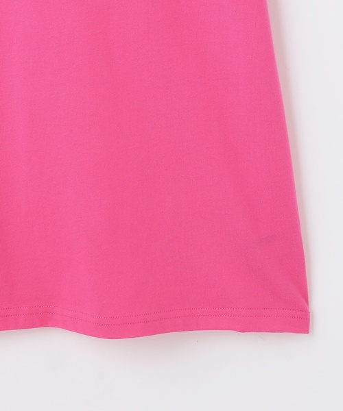 X-girl Stages(エックスガールステージス)の「スパンコール刺しゅう 半袖Tワンピース(ワンピース・キッズ・スモークピンク/ブラック/レモンイエロー・130cm/140cm/90cm/100cm/110cm/120cm)」の11枚目の写真