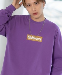 【SIDEWAYSTANCE】ジラフボックスロゴ長袖Tシャツ 70434